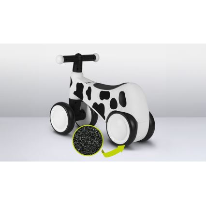 Lionelo - Løbecykel SAMMY sort/hvid