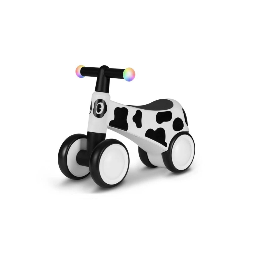 Lionelo - Løbecykel SAMMY sort/hvid