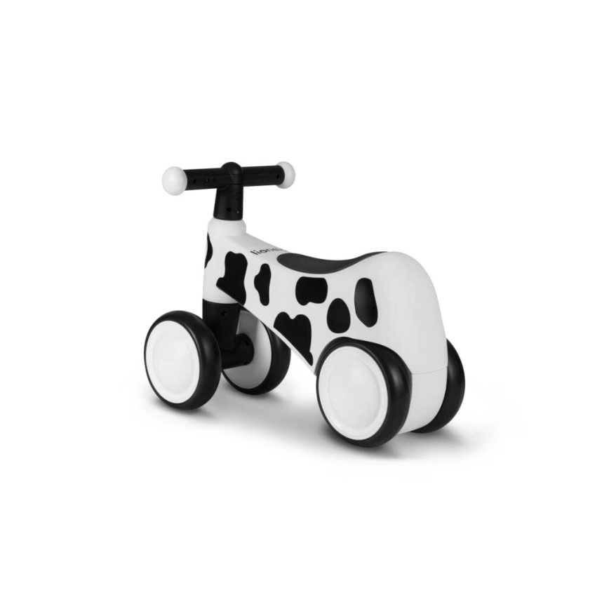 Lionelo - Løbecykel SAMMY sort/hvid