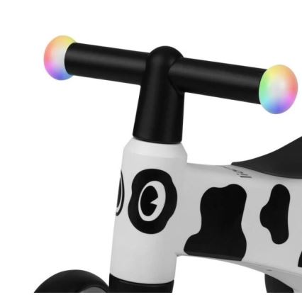 Lionelo - Løbecykel SAMMY sort/hvid