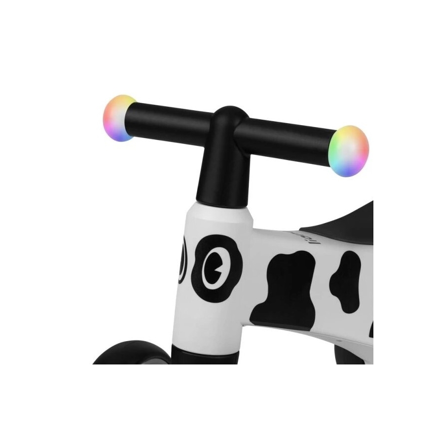 Lionelo - Løbecykel SAMMY sort/hvid
