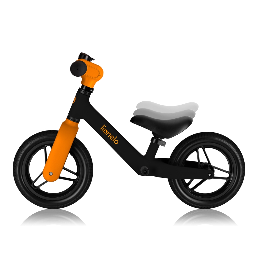 Lionelo - Løbecykel TONI Sort/Orange
