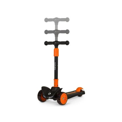 Lionelo - Løbehjul til børn TIMMY 3xAA orange/sort
