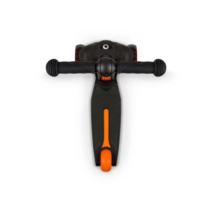 Lionelo - Løbehjul til børn TIMMY 3xAA orange/sort