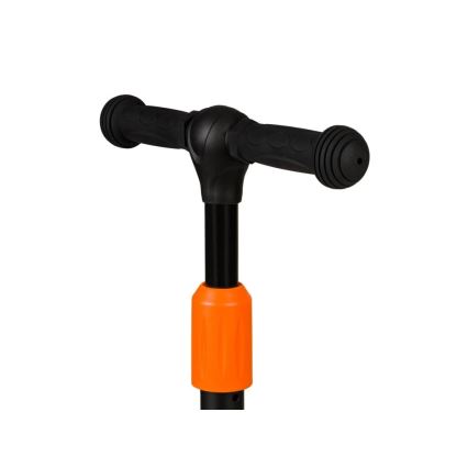 Lionelo - Løbehjul til børn TIMMY 3xAA orange/sort