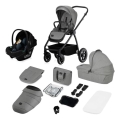 Lionelo - MERIL 3-i-1 kombivogn Grey Stone