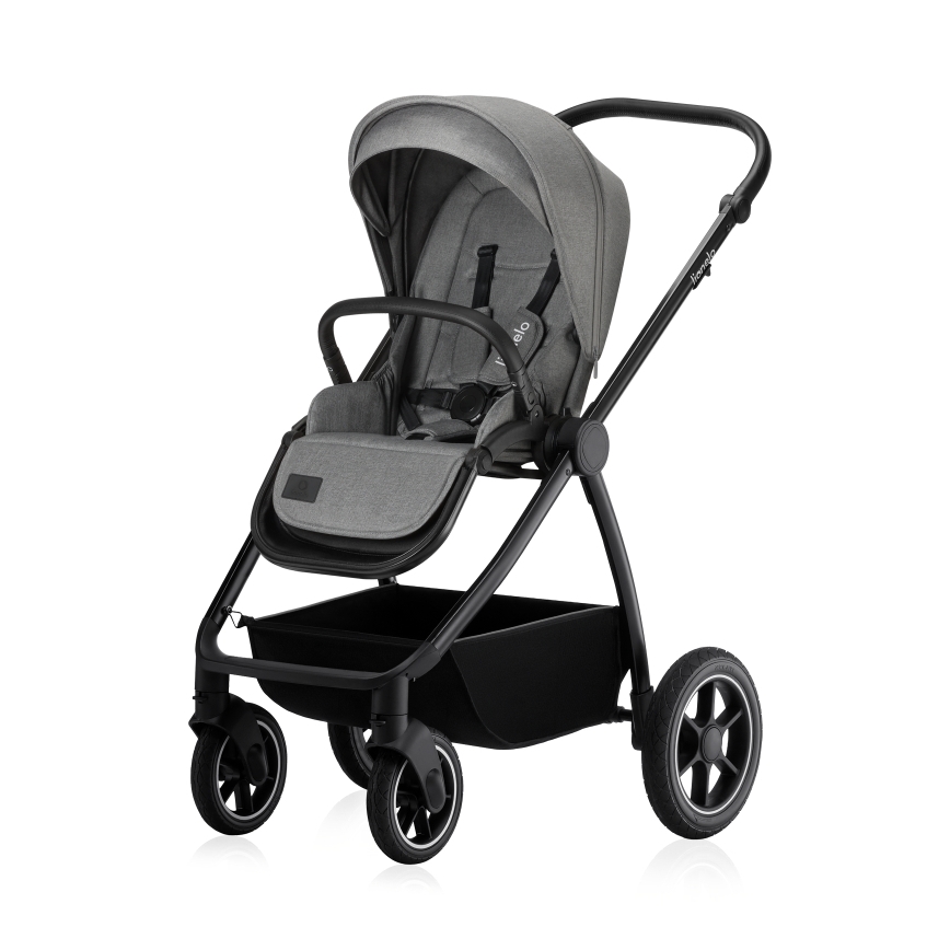 Lionelo - MERIL 3-i-1 kombivogn Grey Stone