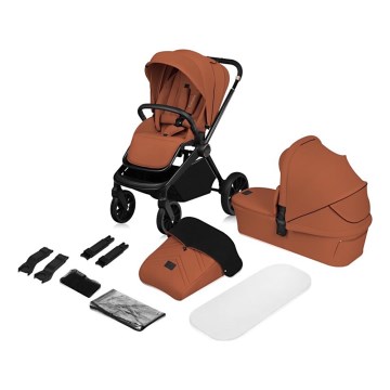 Lionelo - MIKA PLUS 2-i-1 barnevogn Brown Rust