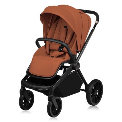 Lionelo - MIKA PLUS 2-i-1 barnevogn Brown Rust