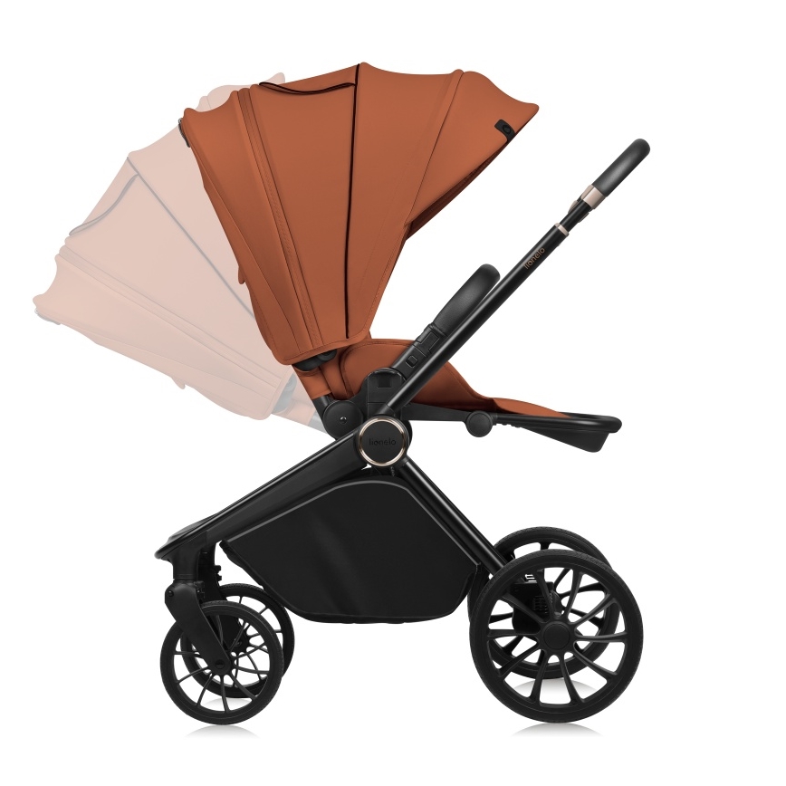 Lionelo - MIKA PLUS 2-i-1 barnevogn Brown Rust