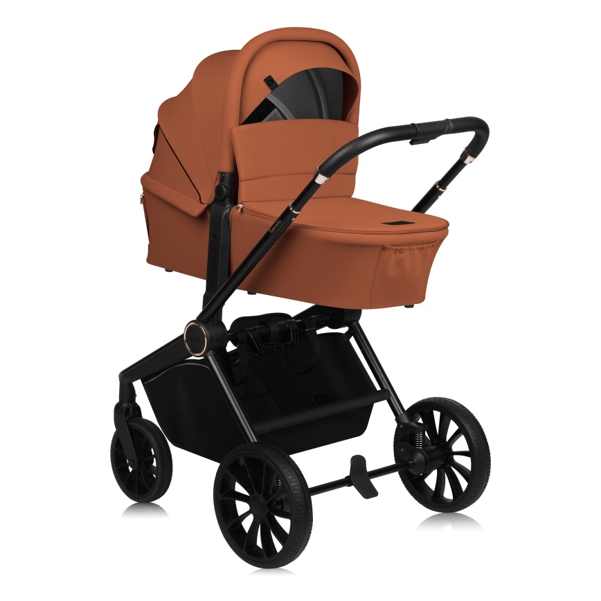 Lionelo - MIKA PLUS 2-i-1 barnevogn Brown Rust