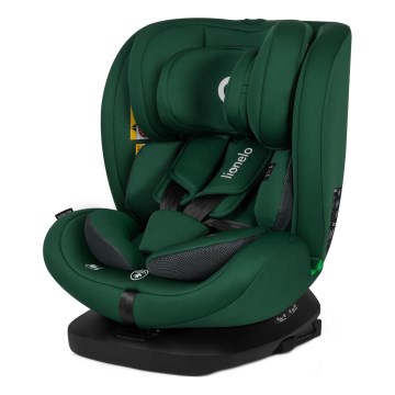 Lionelo - Omdrejelig bilstol med base BASTIAAN i-Size 40-150 cm Green Forest