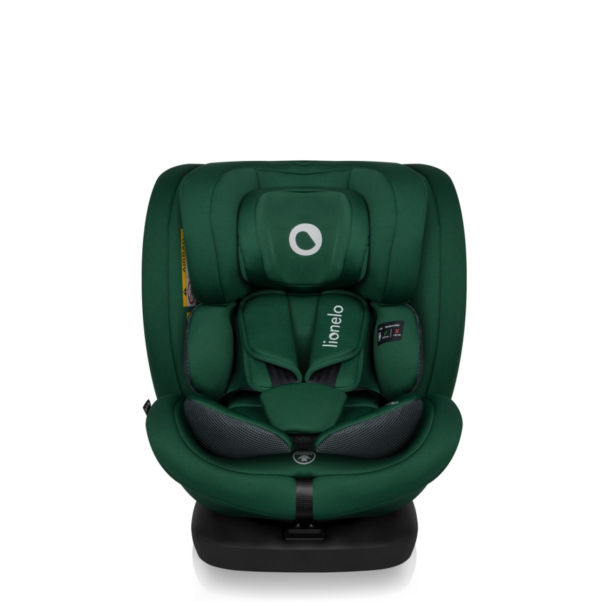 Lionelo - Omdrejelig bilstol med base BASTIAAN i-Size 40-150 cm Green Forest
