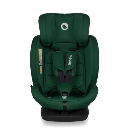 Lionelo - Omdrejelig bilstol med base BASTIAAN i-Size 40-150 cm Green Forest