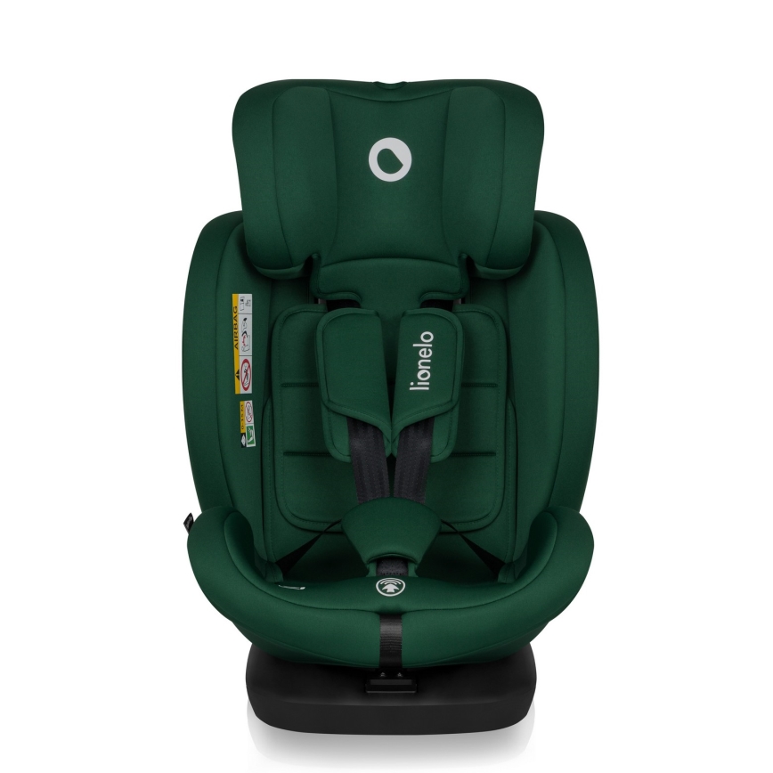 Lionelo - Omdrejelig bilstol med base BASTIAAN i-Size 40-150 cm Green Forest