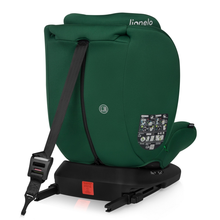 Lionelo - Omdrejelig bilstol med base BASTIAAN i-Size 40-150 cm Green Forest
