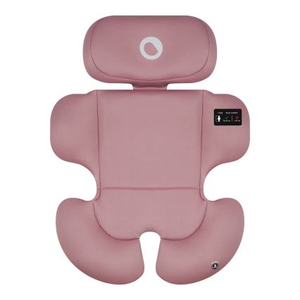 Lionelo - Omdrejelig bilstol med base BASTIAAN i-Size 40-150 cm Pink Rose