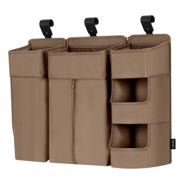 Lionelo - Organizer til babyseng 3-i-1 SIDEPOCKET Beige