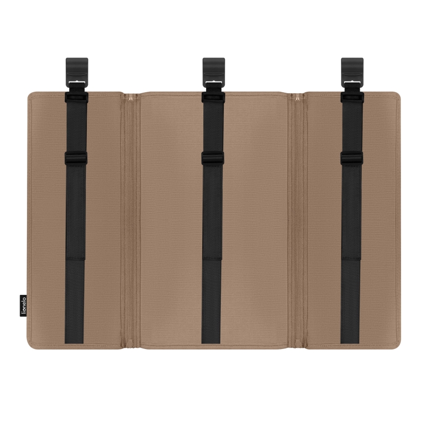Lionelo - Organizer til babyseng 3-i-1 SIDEPOCKET Beige