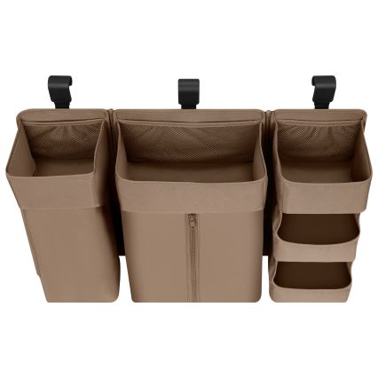 Lionelo - Organizer til babyseng 3-i-1 SIDEPOCKET Beige