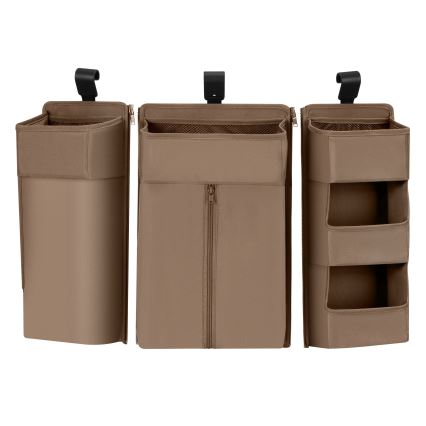 Lionelo - Organizer til babyseng 3-i-1 SIDEPOCKET Beige
