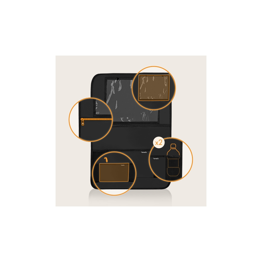 Lionelo - Organizer til bil SEAT ORGANIZER, sort