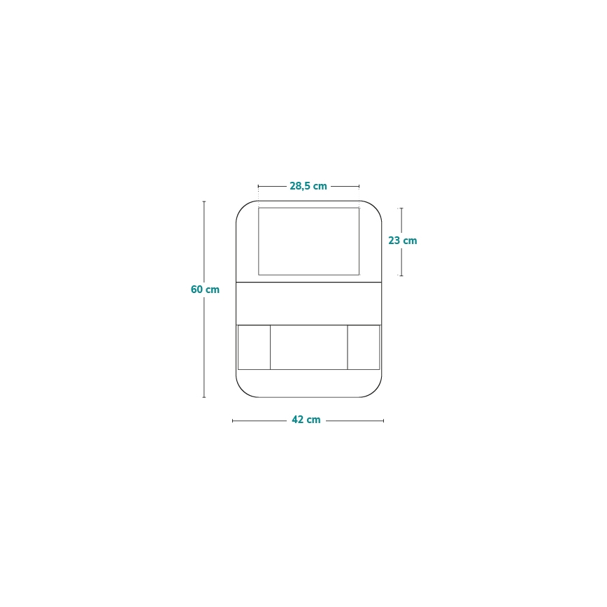 Lionelo - Organizer til bilen SEAT ORGANIZER Sort