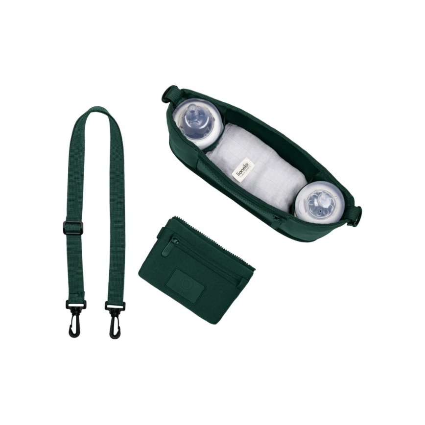 Lionelo - Organizer til klapvogn LITTLE CUBE Green Forest