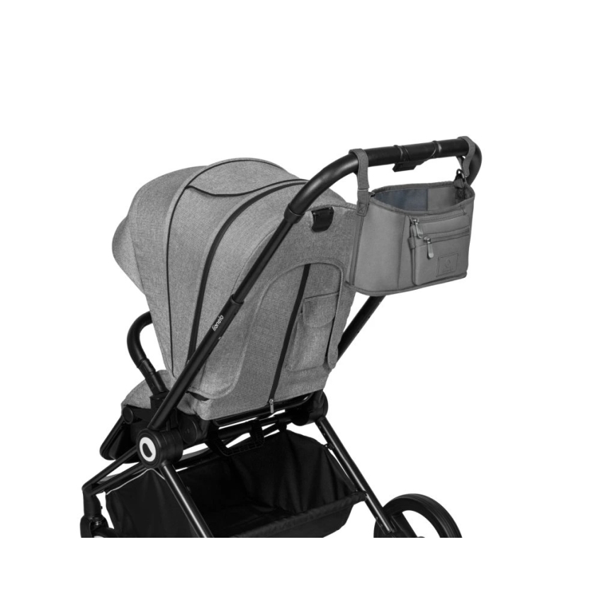 Lionelo - Organizer til klapvogn LITTLE CUBE Grey Stone