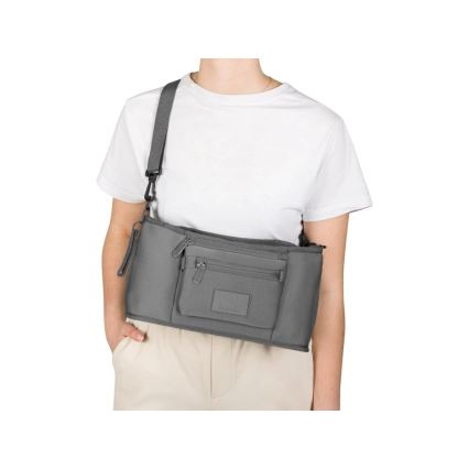 Lionelo - Organizer til klapvogn LITTLE CUBE Grey Stone