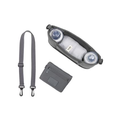 Lionelo - Organizer til klapvogn LITTLE CUBE Grey Stone