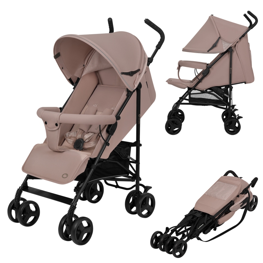 Lionelo - Paraplyklapvogn ELIA Beige Taupe