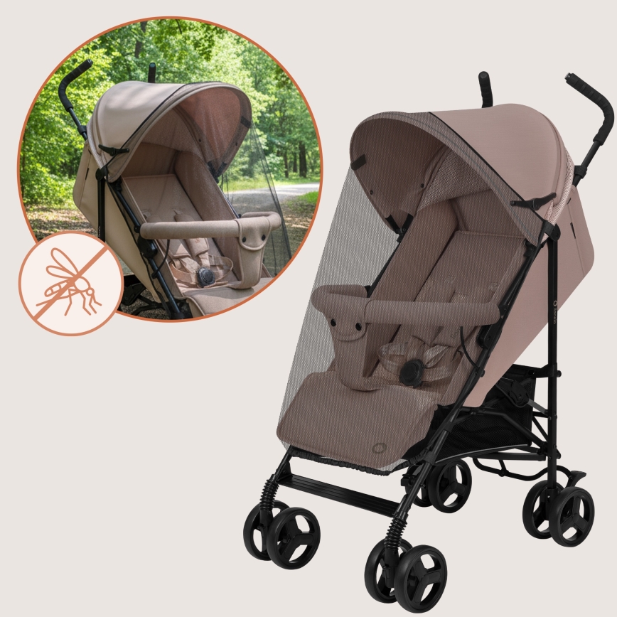 Lionelo - Paraplyklapvogn ELIA Beige Taupe