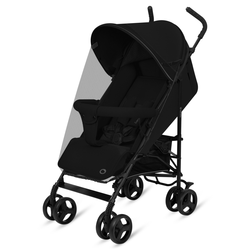 Lionelo - Paraplyklapvogn ELIA Sort Onyx