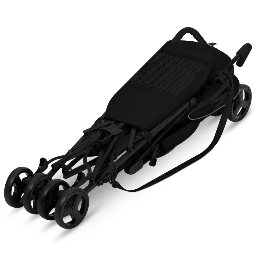 Lionelo - Paraplyklapvogn ELIA Sort Onyx