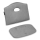 Lionelo - Polstring til børnehøjstol FLORIS CUSHION Grey Stone