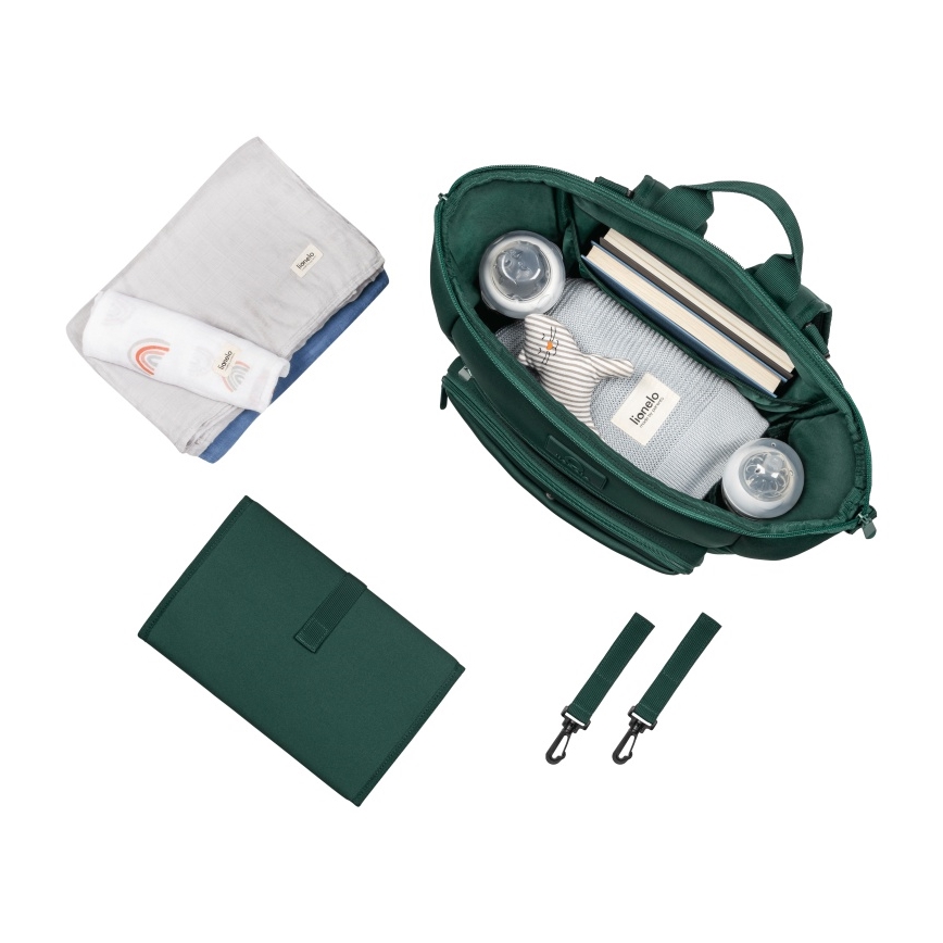 Lionelo - pusletaske til klapvogn CUBE Green Forest