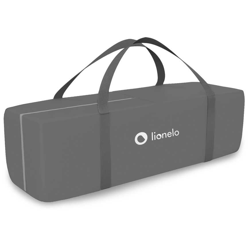 Lionelo - Rejse seng STEFI PLUS Grå Hvid