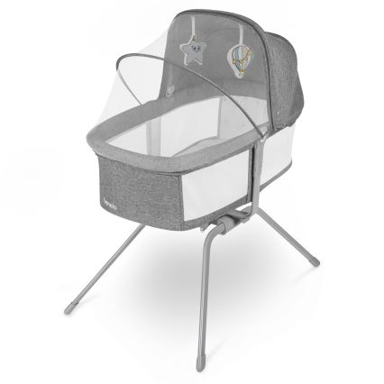 Lionelo - Rejse vugge MALIN Grey Stone