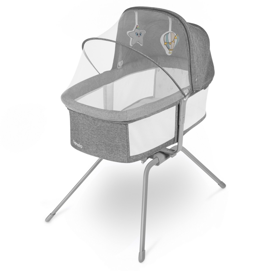 Lionelo - Rejse vugge MALIN Grey Stone
