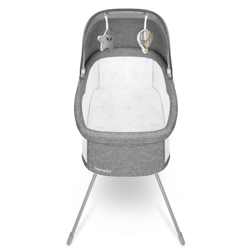 Lionelo - Rejse vugge MALIN Grey Stone