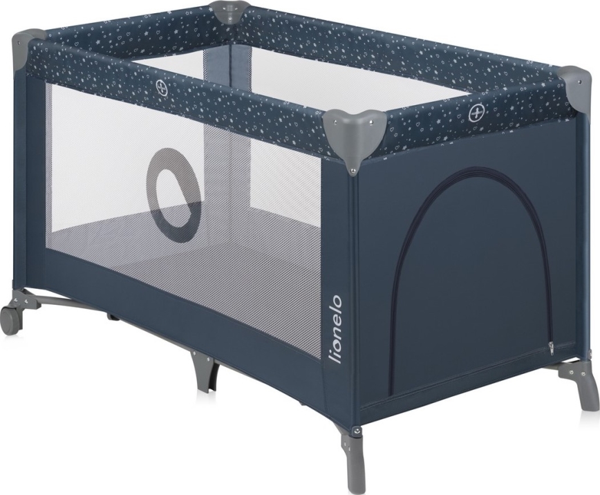 Lionelo - Rejsebarneseng STEFI Blue Grey