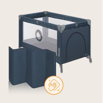 Lionelo - Rejsebarneseng STEFI Blue Grey