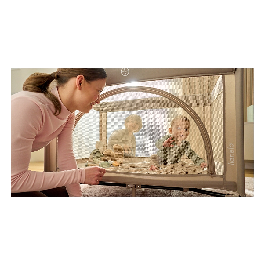 Lionelo - Rejsebeskyttelse LAURA Beige Sand