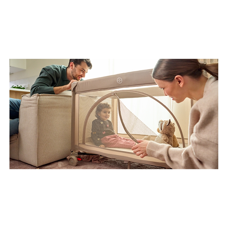 Lionelo - Rejsebeskyttelse LAURA Beige Sand