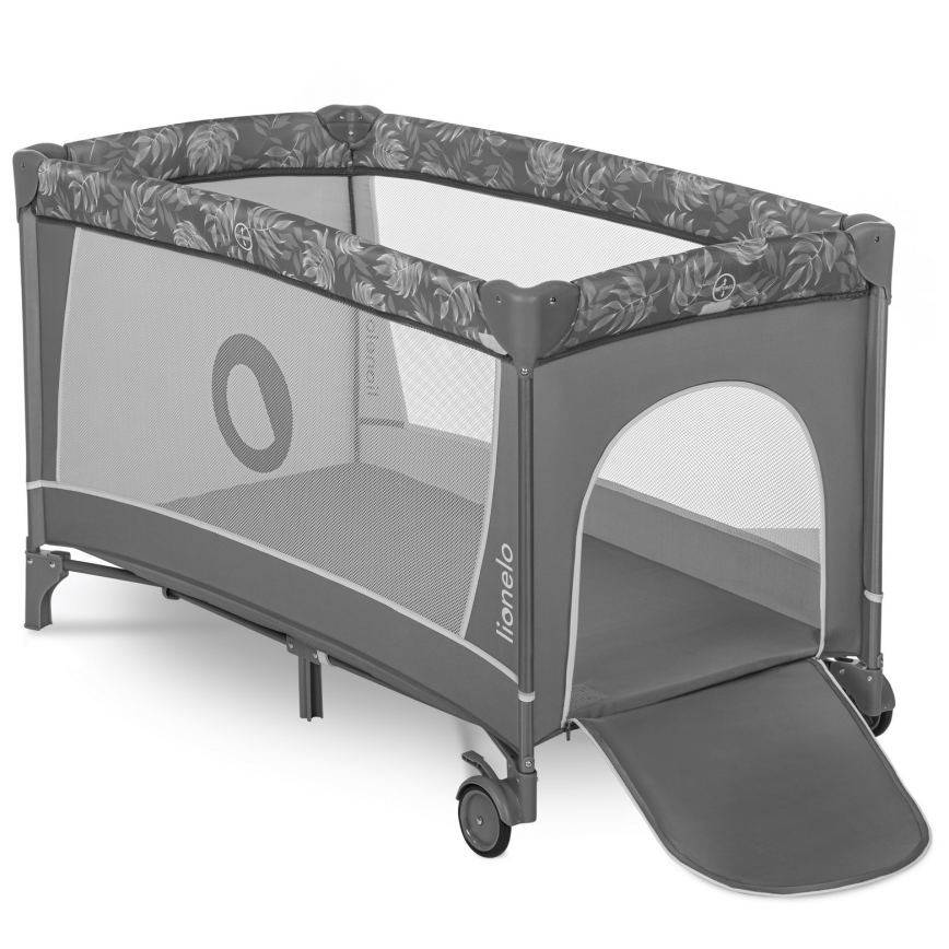 Lionelo - Rejsemadras FLOWER Grey Stone