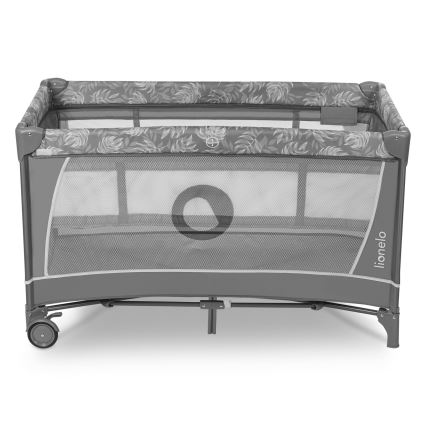 Lionelo - Rejsemadras FLOWER Grey Stone