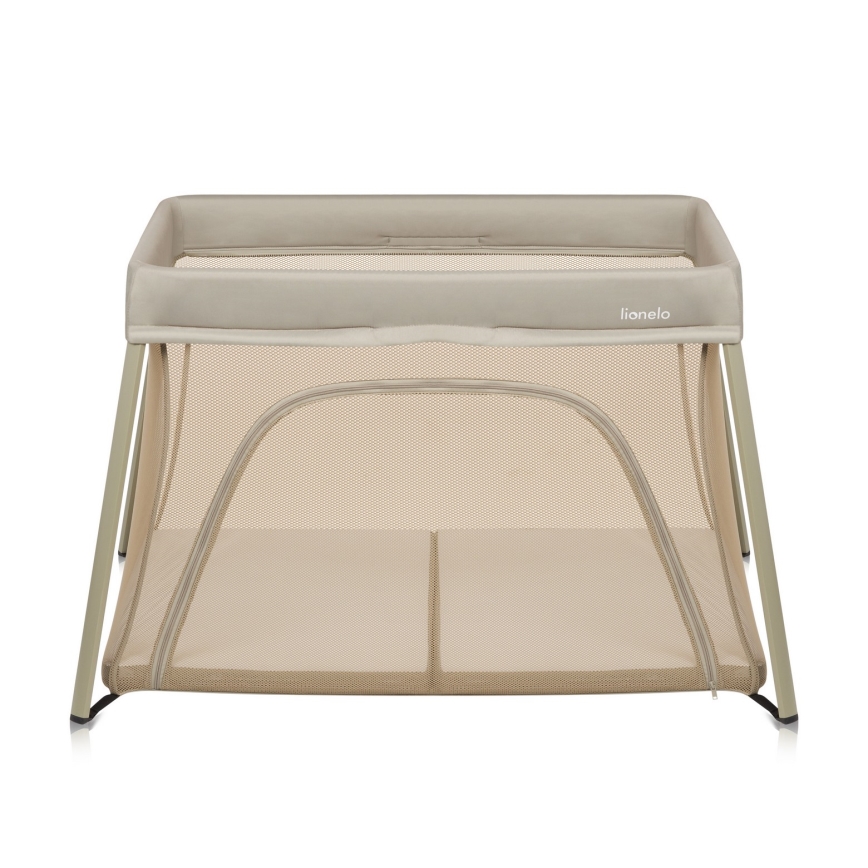 Lionelo - Rejseseng 3-i-1 ALICE Beige Olive
