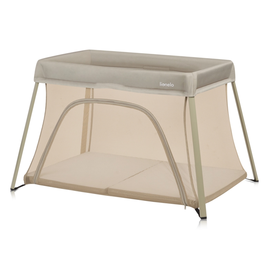 Lionelo - Rejseseng 3-i-1 ALICE Beige Oliven