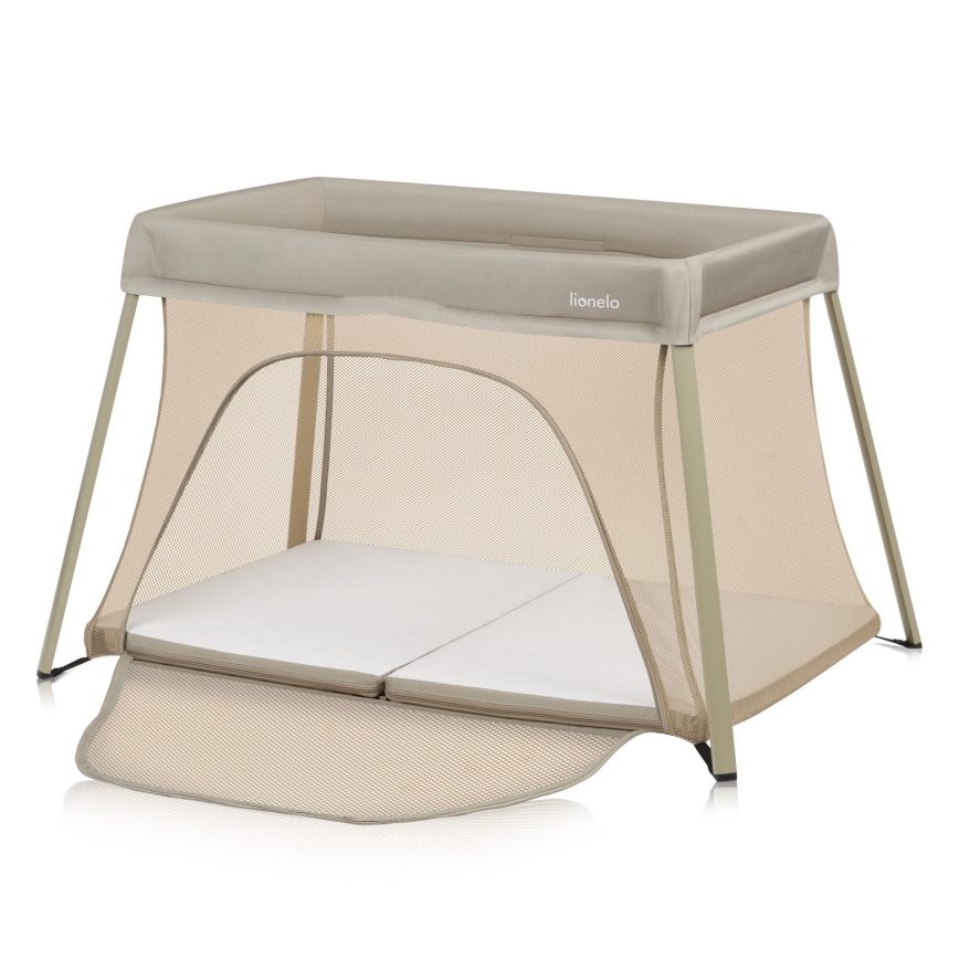 Lionelo - Rejseseng 3-i-1 ALICE Beige Oliven